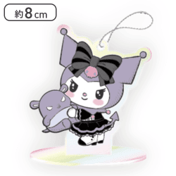 【クロミ ゴシック】マイメロディ・クロミ　クリアスタンド　オーロラVer.