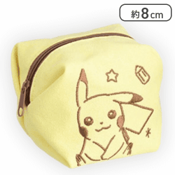 【ピカチュウ】ポケットモンスター キューブ型プチポーチ