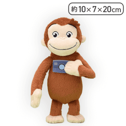 【カメラ】おさるのジョージ ぬいぐるみ -はい、チーズ！-