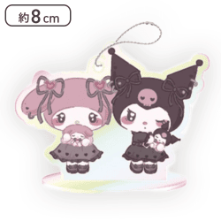 【マイメロディ×クロミ】マイメロディ・クロミ　クリアスタンド　オーロラVer.