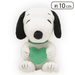 【グリーン】SNOOPY マスコット -ハート-