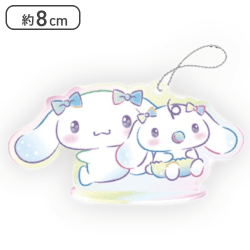 【シナモン×みるく リボン】シナモロール クリアスタンド オーロラVer.