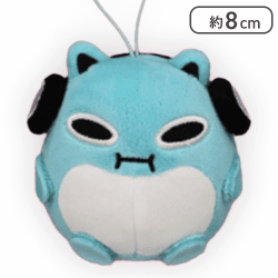 【ふてくされ】ブルーハムハム まんまるモグモグマスコット