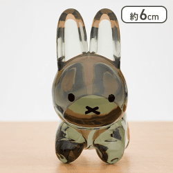 【クリアグレー】ブルーナアニマル アクリルフィギュア うさぎ