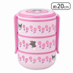 クロミ フラワーガーデン3段ピクニックランチボックス