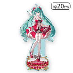 【lolita(レッド)】初音ミク BIGアクリルスタンド Fashionシリーズ