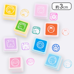 【8個セット】すみっコぐらし すみっコのおべんきょう ミニスタンプ