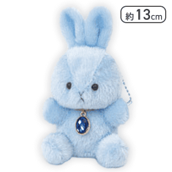 【サファイア(9月)】Happy Birthcolor Pastel Rabbit -Oval-