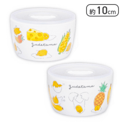 ぐでたま きいろがいっぱいフタ付きレンジ鉢セット