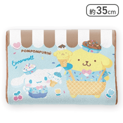 【シナモロール&ポムポムプリン】サンリオキャラクターズ アイスクリームパーラー低反発まくら