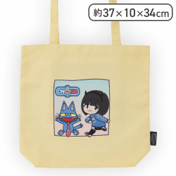 【ブルー】あのちゃんの電電電波♪ プラチナムザッカトートバッグ