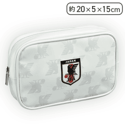【JFA】サッカー日本代表オフィシャルライセンス商品 プレミアムスクエアポーチ