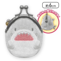 【グレー】サメシャークおてがま