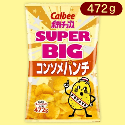 【コンソメ】スーパービッグパックポテトチップス※賞味期限:2024/08/31