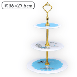 【ホワイト】不思議の国のアリス 【FDT】アリスのスイーツパーティ ディスプレイ用スタンド