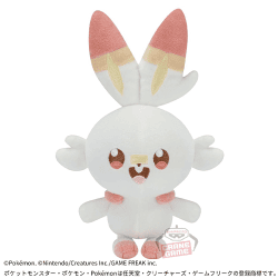 【ヒバニー】ポケピース ぬいぐるみ-ピチュー・ポッチャマ・ヒバニー-