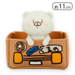 【単品配送不可】【ゴーゴーごう(ブラウン)】ともだちはくま くまの箱型小物入れ