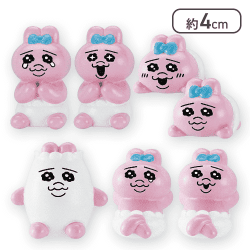 【単品配送不可】【7種セット】おぱんちゅうさぎ インテリアミニフィギュア