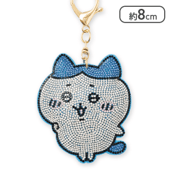 【ハチワレ】ちいかわ ラインストーンマスコットキーホルダー