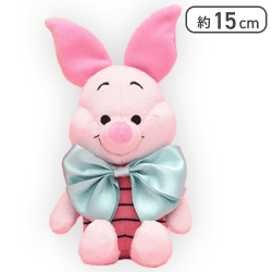 【ピグレット】くまのプーさん ぬいぐるみ リボンVer.