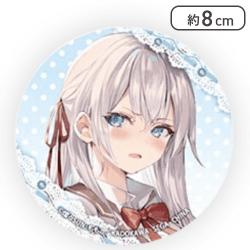 【制服(水玉)】時々ボソッとロシア語でデレる隣のアーリャさん ホログラム缶バッジ