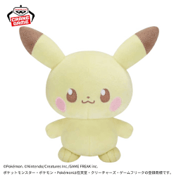 【ピカチュウ】ポケピース ぬいぐるみ-ピカチュウ・ニャスパー・モクロー・マホミル-
