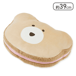 【ミルクティー】ほっこりモコモカ もちもちマカロンクッションXL