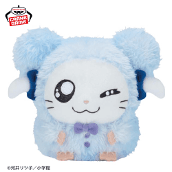 【リボンちゃん】とっとこハム太郎 ぬいぐるみ-みんなでパジャマパーティーなのだ-