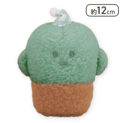 【さぼてんちゃん】ほっこりモコモカ ボールチェーン付きナイトキャップぬいぐるみ