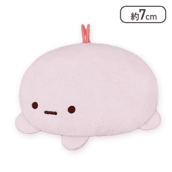 【たぴおか(ピンク)】すみっコぐらし みにっコよこむきぺたんこちびマスコット