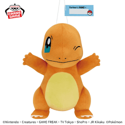 【ヒトカゲ】ポケットモンスター もふぐっと Hello Partnerぬいぐるみ-ヒトカゲ・アチャモ-