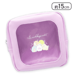 【集合】すみっコぐらし うさぎのふしぎなおまじない 窓付きスクエアポーチ