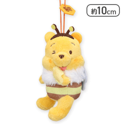 【オレンジ】くまのプーさん 【FDT】まんぷくみつばち マスコット