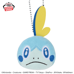 【メッソン】ポケットモンスター ボールチェーン付きフェイスぬいぐるみvol.3