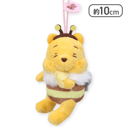 【ピンク】くまのプーさん 【FDT】まんぷくみつばち マスコット