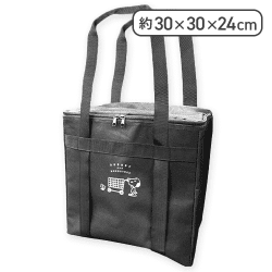 【Aグレー】スヌーピー　2WAY保冷保温バッグ