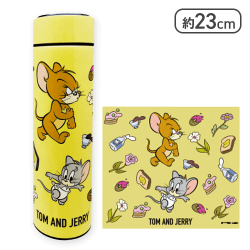【イエロー】トム＆ジェリー　温度センサー付きステンレスボトル6