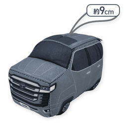 【ランドクルーザー(グレー)】トヨタアルファード＆ランドクルーザーマスコットぬいぐるみ