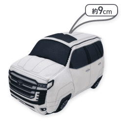 【ランドクルーザー(ホワイト)】トヨタアルファード＆ランドクルーザーマスコットぬいぐるみ