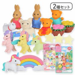 おもしろ消しゴム　ユニコーン ペガサス&アニマルパーク
