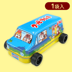 【ブルー】くるま缶　クッピーラムネ※賞味期限:2025/02/27