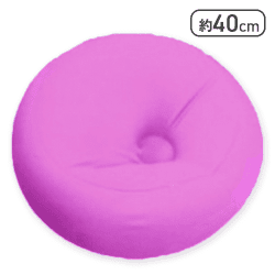 【ラベンダー】KELLYラウンドクッション４