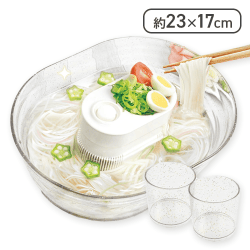 流しそうめん器　キラキラ クリアラメ