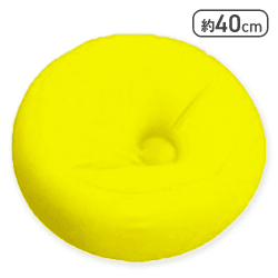 【ライムイエロー】KELLYラウンドクッション４
