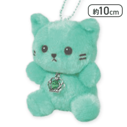 【単品配送不可】【エメラルド(5月)】Happy Birthcolor Pastel Cat -Crown-