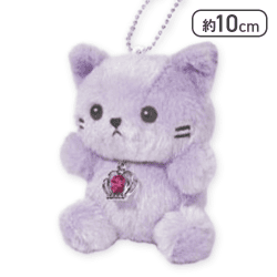 【単品配送不可】【ルビー(7月)】Happy Birthcolor Pastel Cat -Crown-