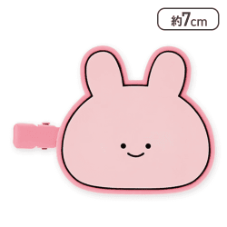 【単品配送不可】【あさみみちゃん(口閉じ)】あさみみちゃん ラバー前髪クリップ