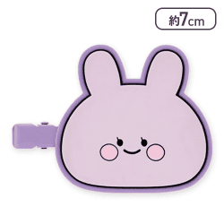 【単品配送不可】【あねみみちゃん(口閉じ)】あさみみちゃん ラバー前髪クリップ