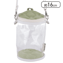 【グリーン】推し活 ぬいぐるみクリアバッグ 