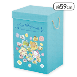 【ブルー】すみっコぐらし ざっそうとようせいのお花畑 どでかマルチケース